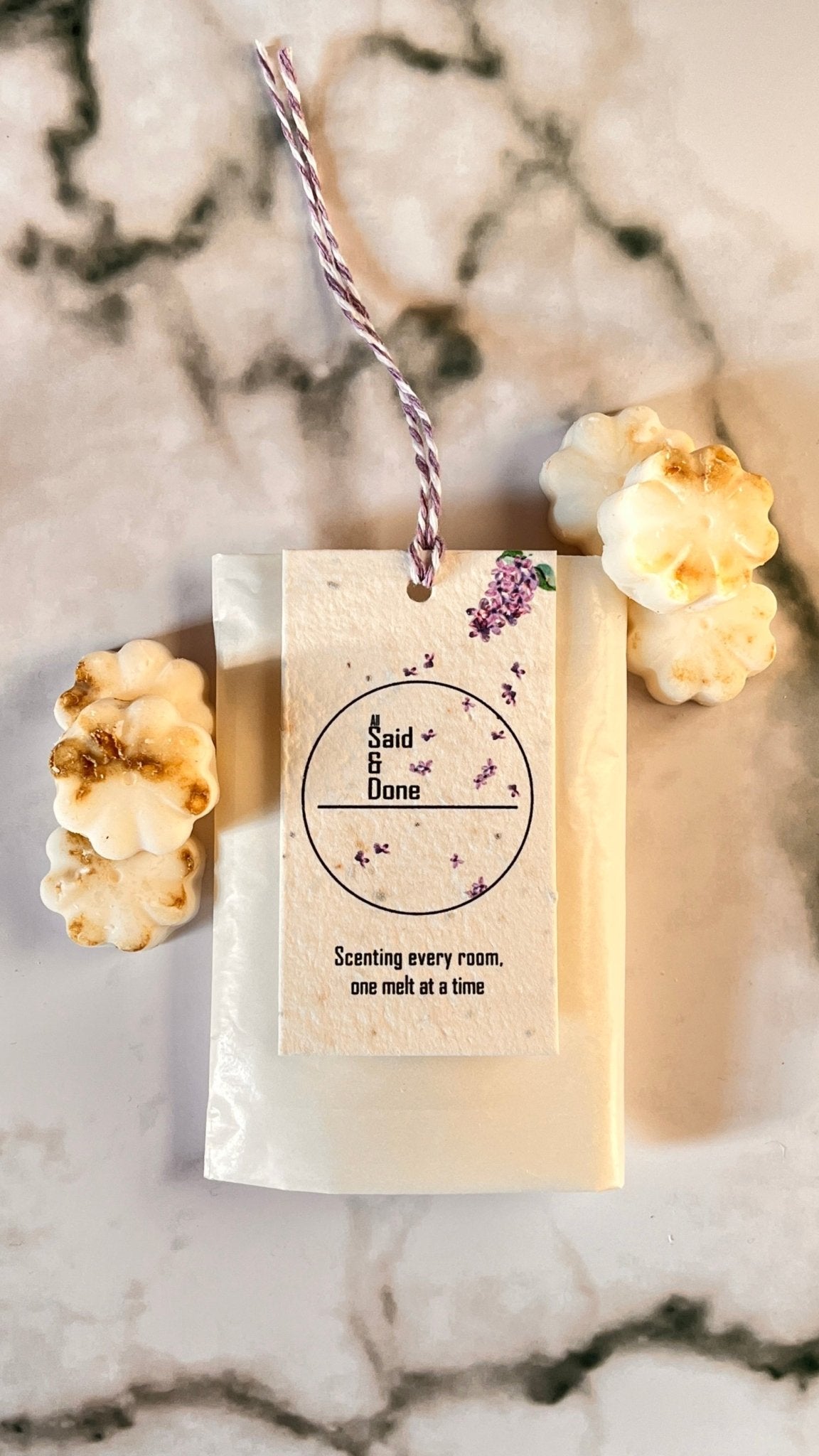 LIME AND COCONUT SCENTED WAX MELTS - BEYOND PARADISE - 6 per pack - All Said & DoneLIME AND COCONUT SCENTED WAX MELTS - BEYOND PARADISE - 6 per packRapeseed and Coconut wax meltAll Said & Done LTD