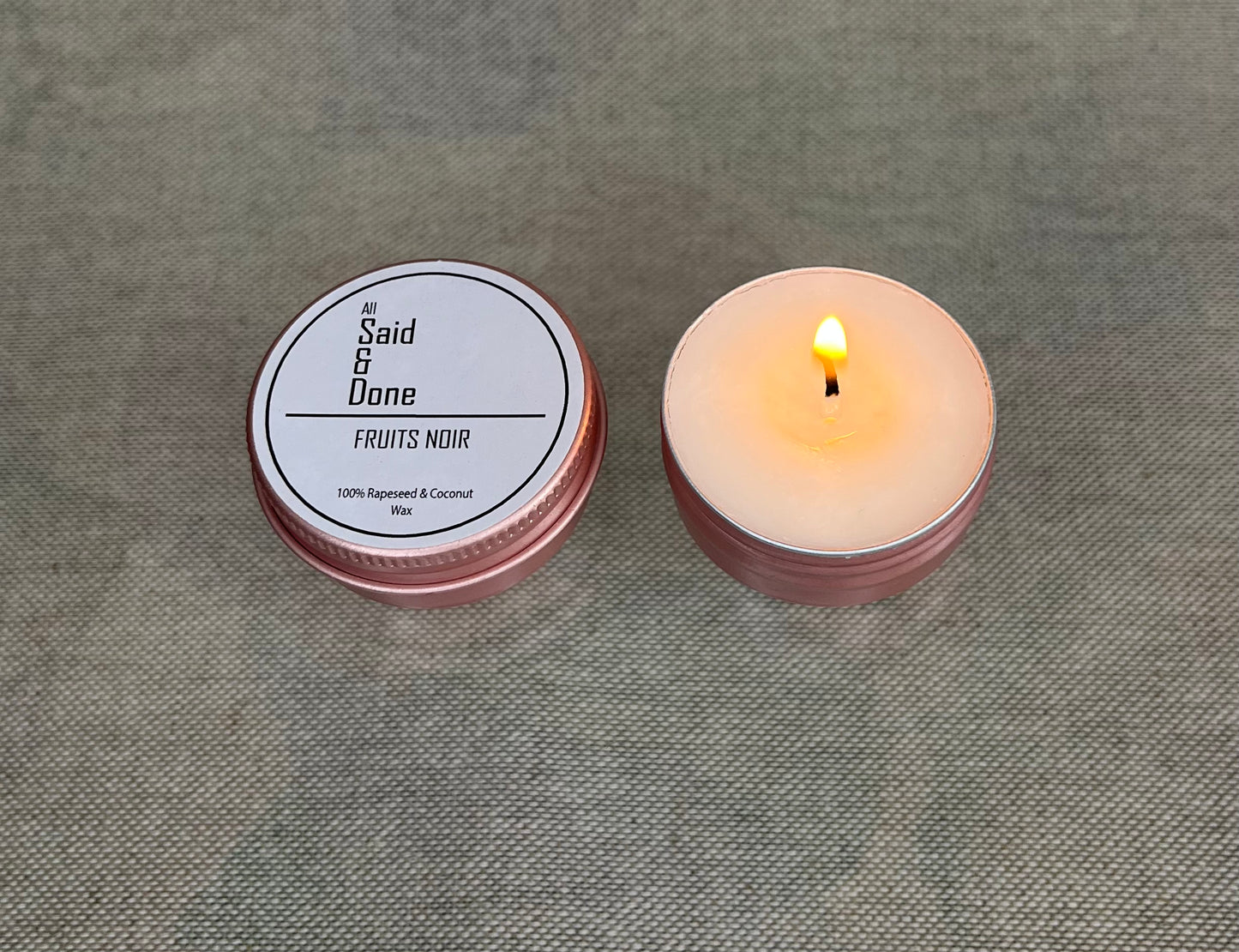 POMEGRANATE & PLUM MINIATURE CANDLE  (15ml) - FRUITS NOIR