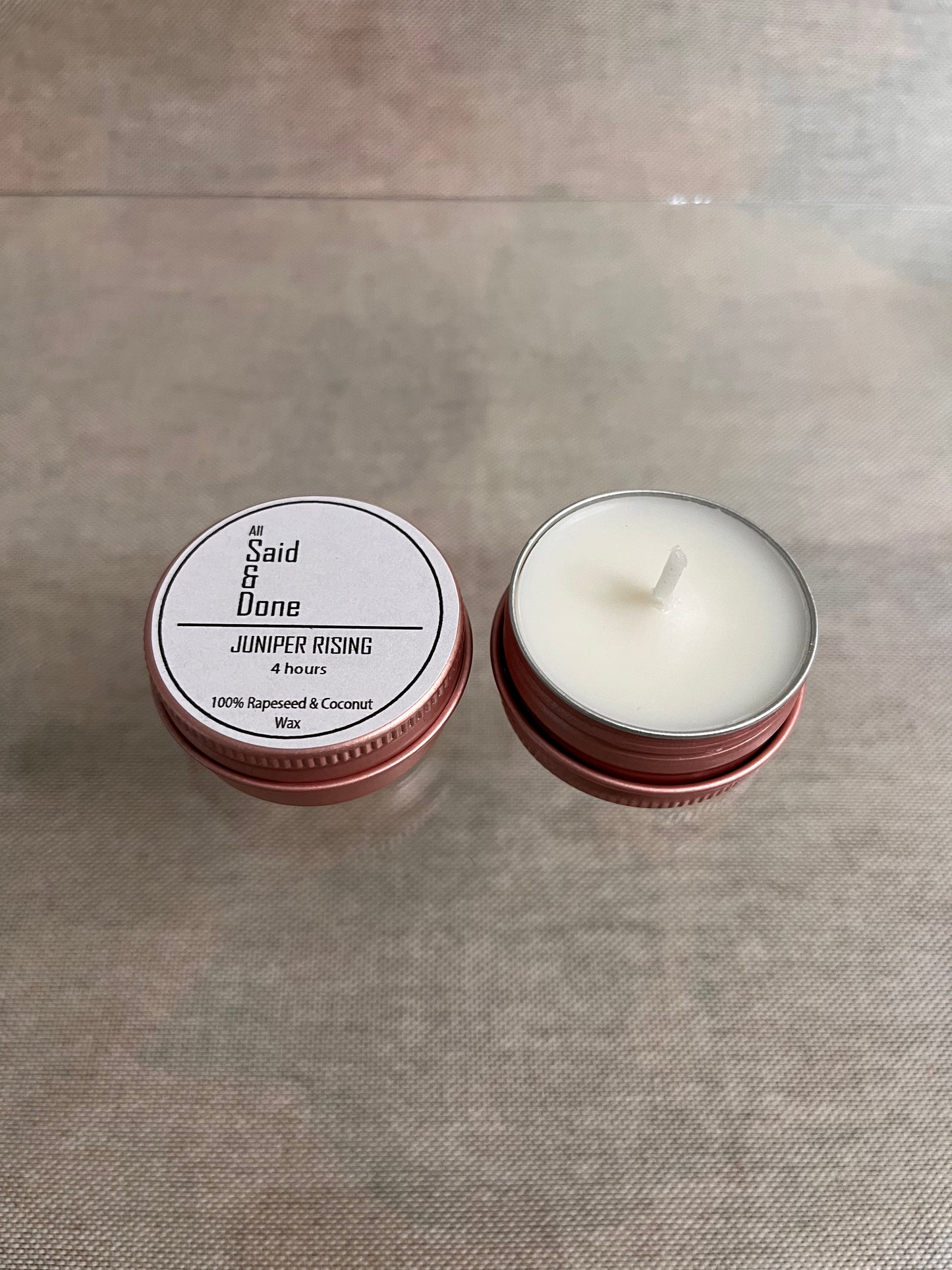 JUNIPER, JASMINE, LEMON & MUSK MINIATURE CANDLE (15 ML) JUNIPER RISING