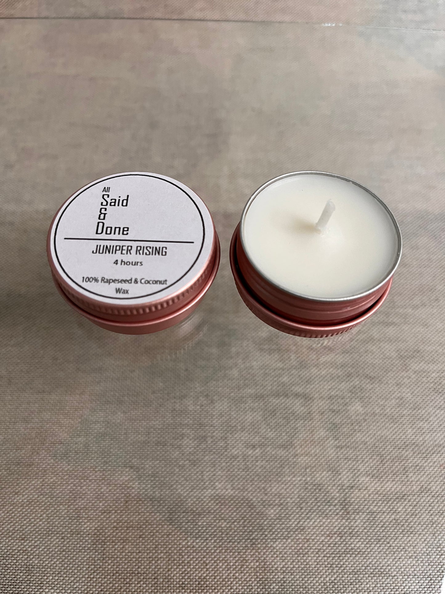 JUNIPER, JASMINE, LEMON & MUSK MINIATURE CANDLE (15 ML) JUNIPER RISING