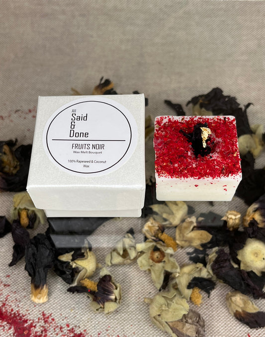 POMEGRANATE & PLUM WAX MELT  - FRUITS NOIR - 20hr melt time